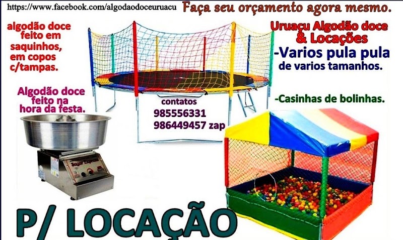 Uruaçu Algodão Doce & Locações