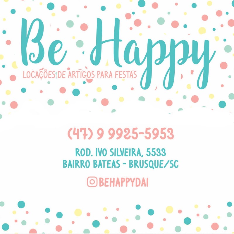 Be Happy Locações de Artigos para Festas