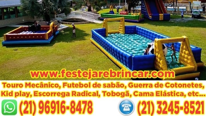Festejar e Brincar - Locação de Brinquedos e Equipamentos para Festas e Eventos.