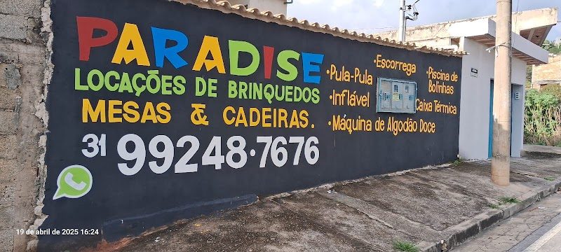 Paradise locações de brinquedos