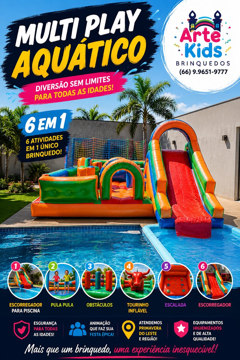 Arte Kids Brinquedos - Locação de brinquedos em Primavera do Leste